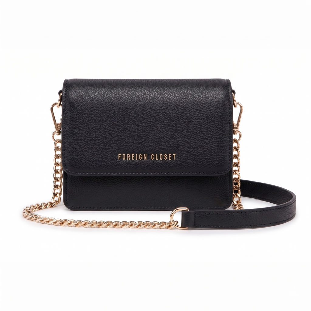 Signature Chained Crossbody – Noir Black (Limited Pre-Order)