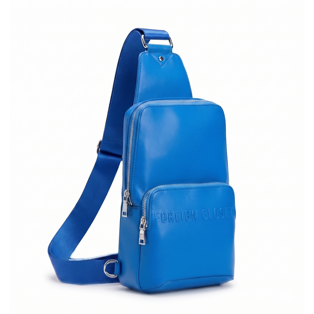 Signature Icon Shoulder Bag (Icy Blue)