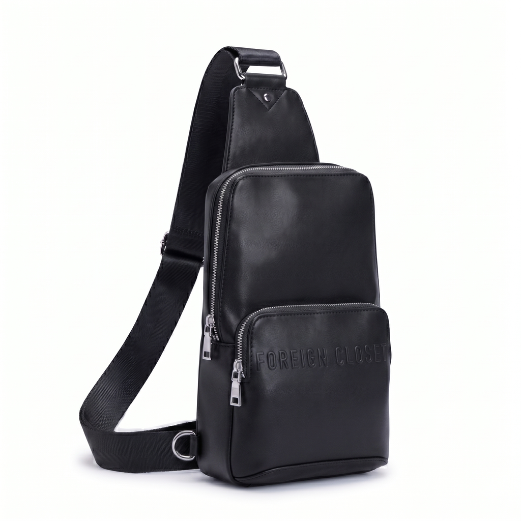 Signature Icon Shoulder Bag (Onyx Black)
