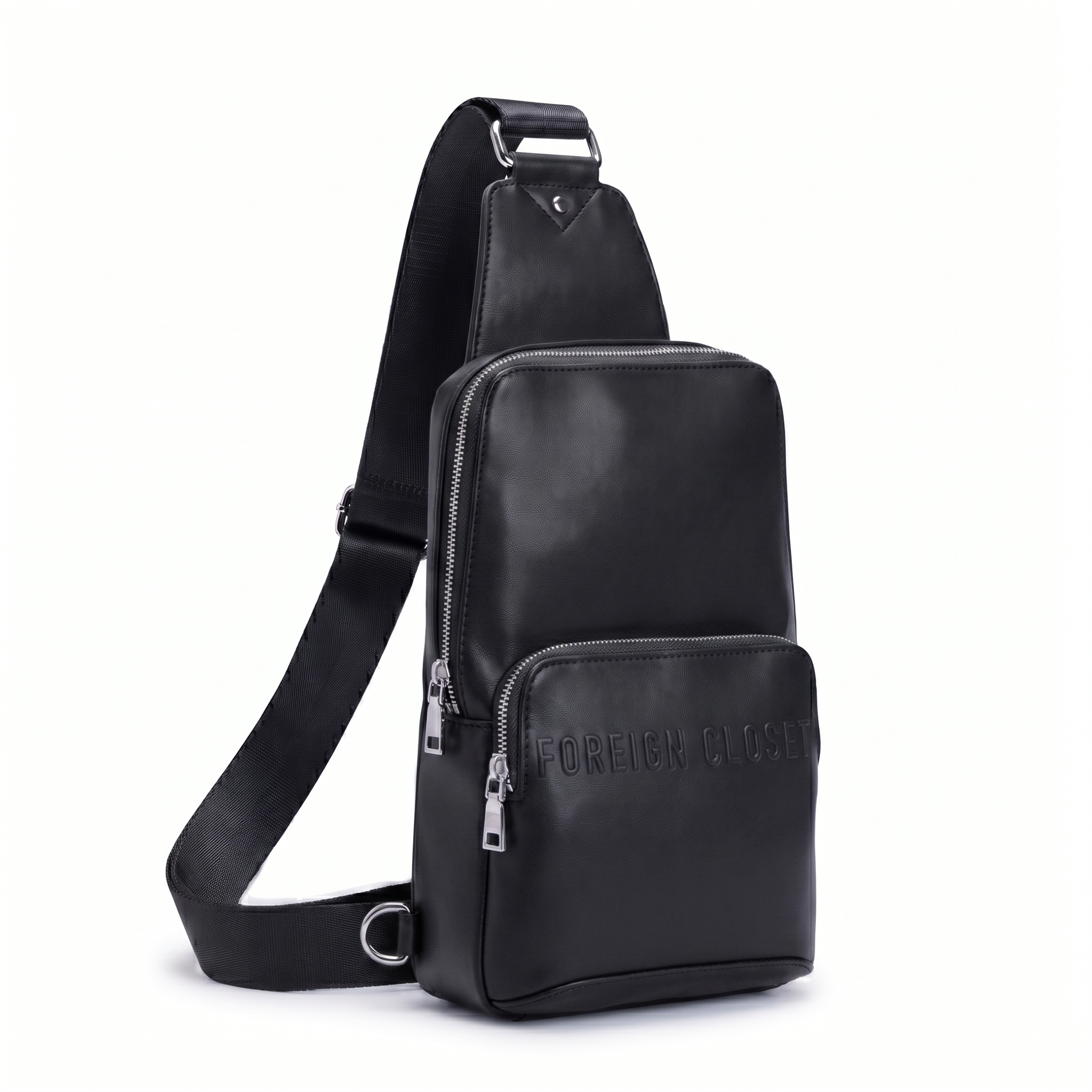 Signature Icon Shoulder Bag (Onyx Black)