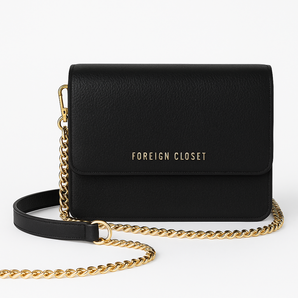Signature Chained Crossbody – Noir Black (Limited Pre-Order)