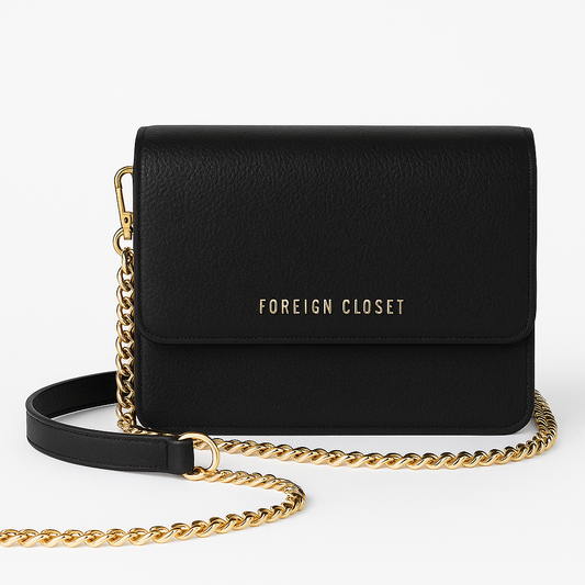 Signature Chained Crossbody – Noir Black (Limited Pre-Order)
