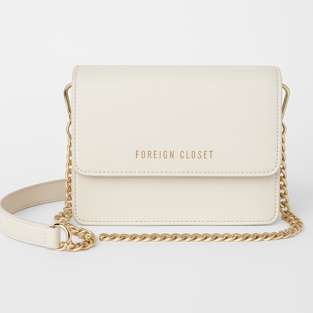 Signature Chained Crossbody – Ivory Dusk(Limited Pre-Order)