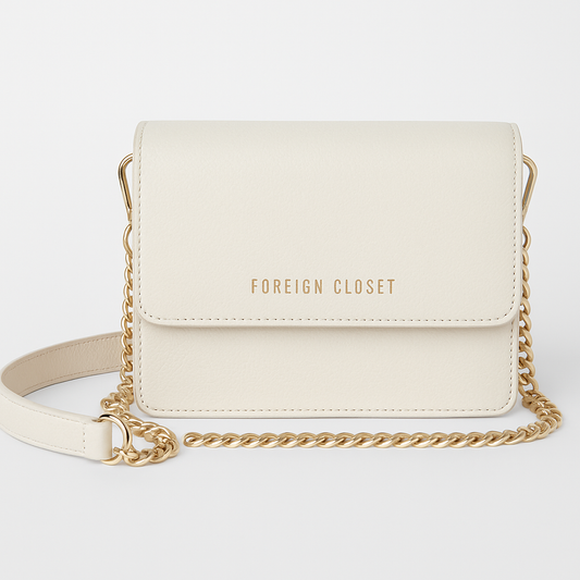 Signature Chained Crossbody – Ivory Dusk(Limited Pre-Order)