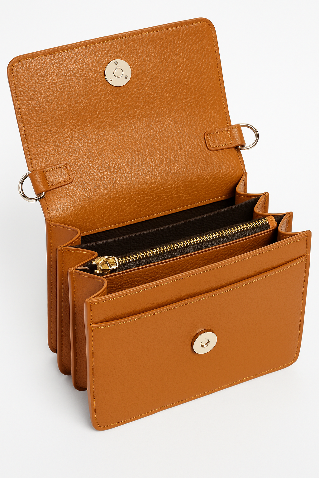 Signature Chained Crossbody – Cognac Rich (Limited Pre-Order)