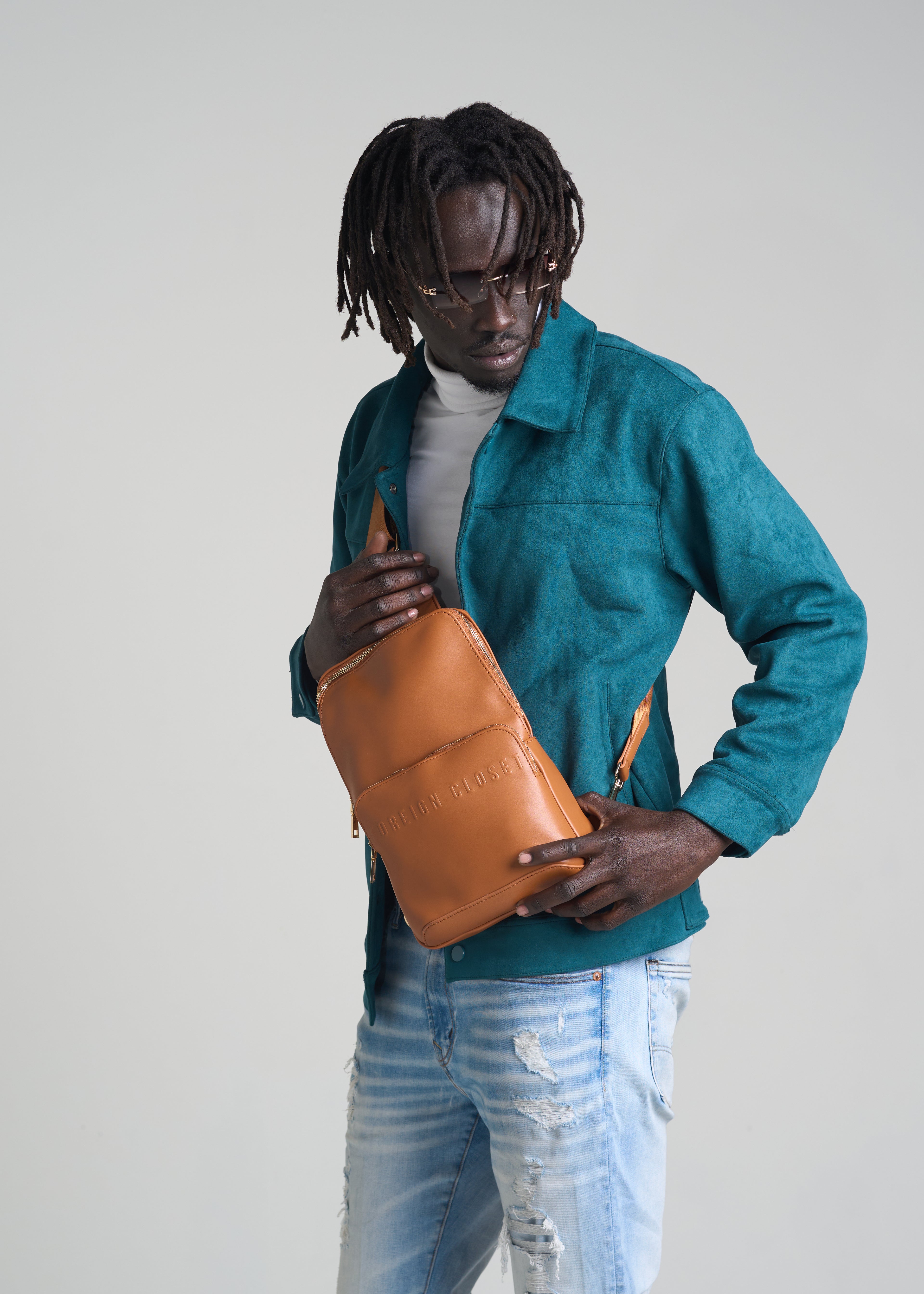 Signature Icon Shoulder Bag (Peanut Butter)