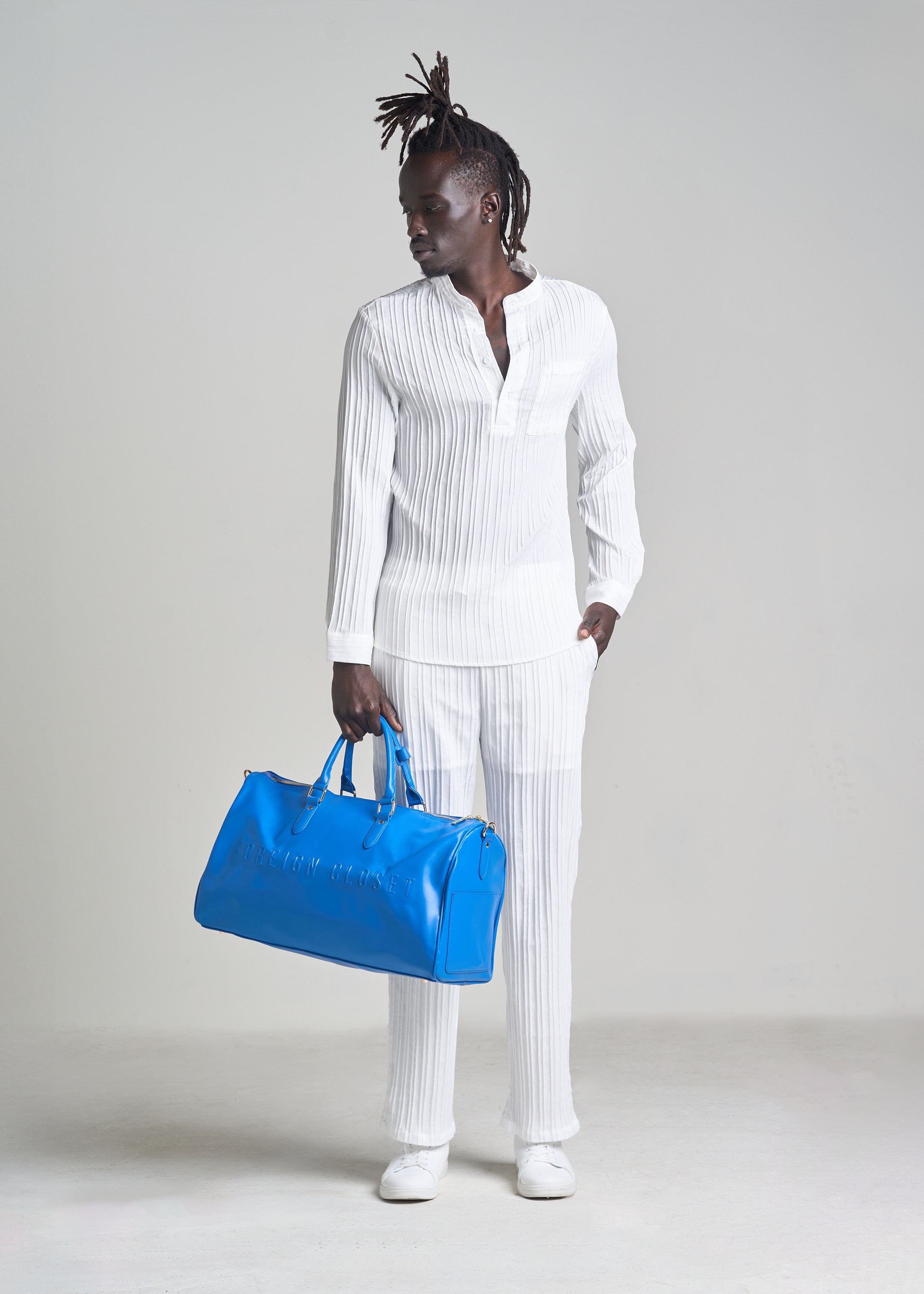 Signature Charlie Duffle (Icy Blue)
