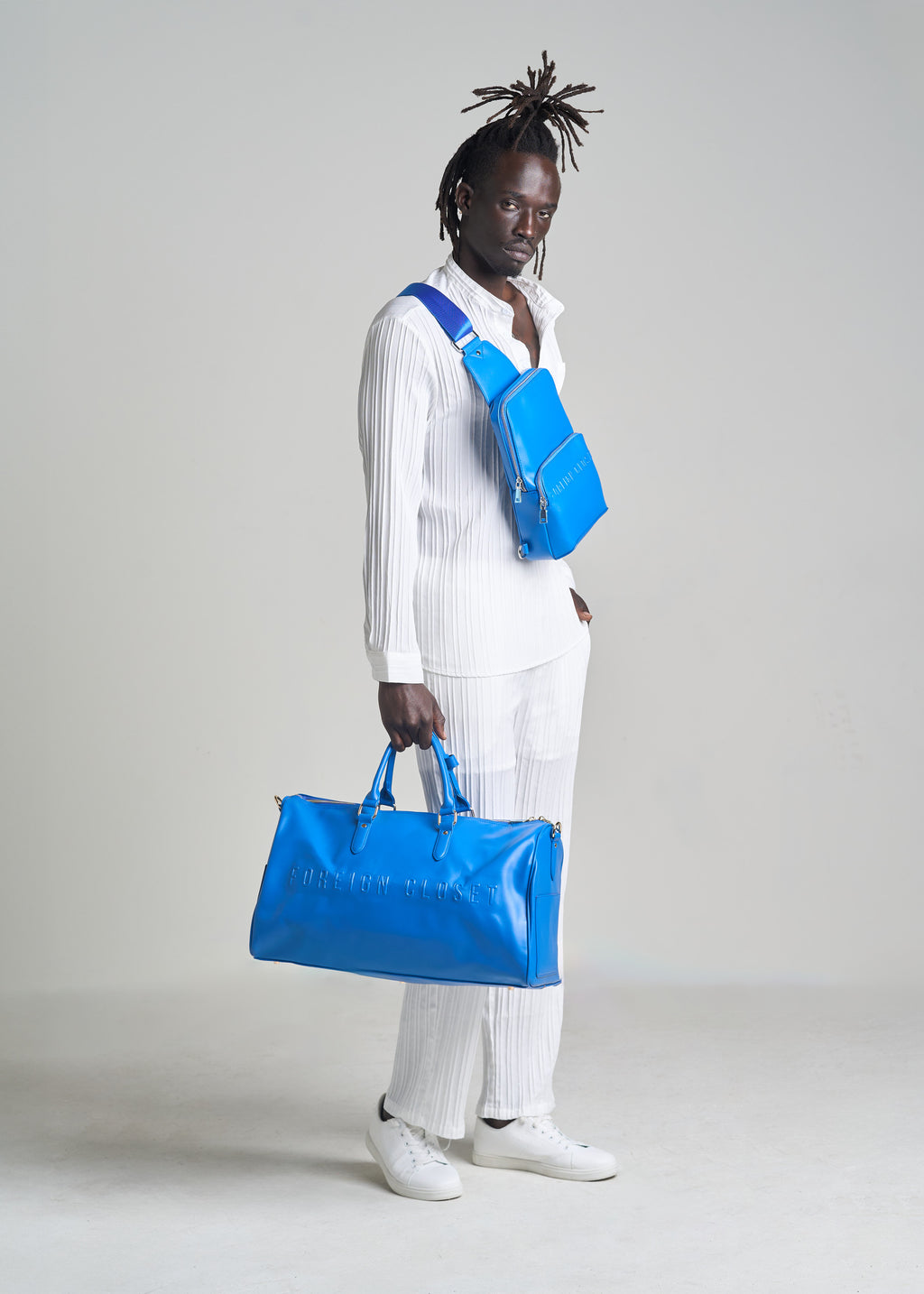 Signature Charlie Duffle (Icy Blue)